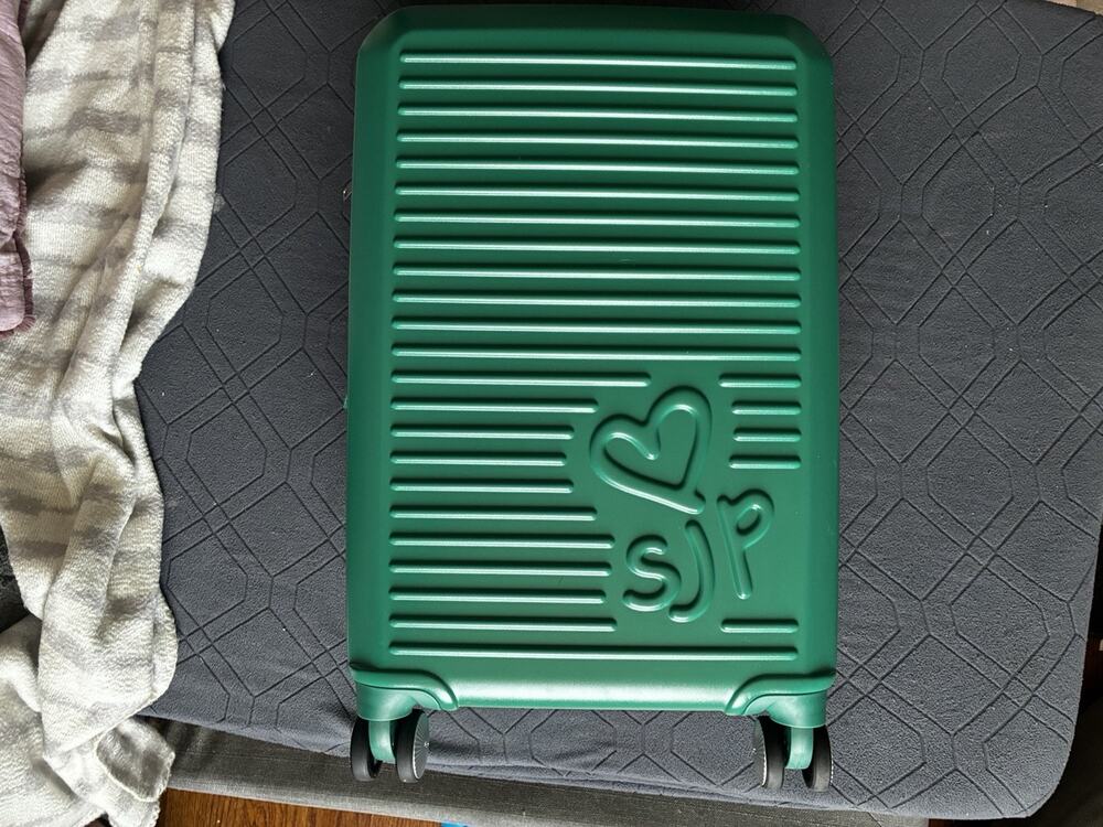Sarah Jessica Parker SJP Expandable Carry-on Luggage - Emerald Green